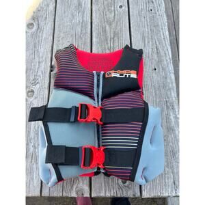 Hyperlite youth indy HRM neo life jacket vest pfd small boating water tubing ski